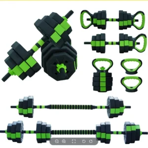 66lbs/88lbs Weight 4 in 1 Adjustable Kettlebell/Dumbbell Set