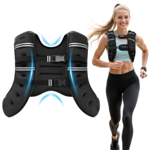 Weighted Vest Fitness 6lb/12lb/18lb/22lb with Reflective Strips Men/Women