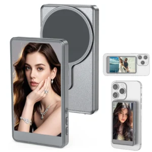 Selfie Monitor Screen for Phone (Does Not Support iPhone 17). Magnetic Mount.